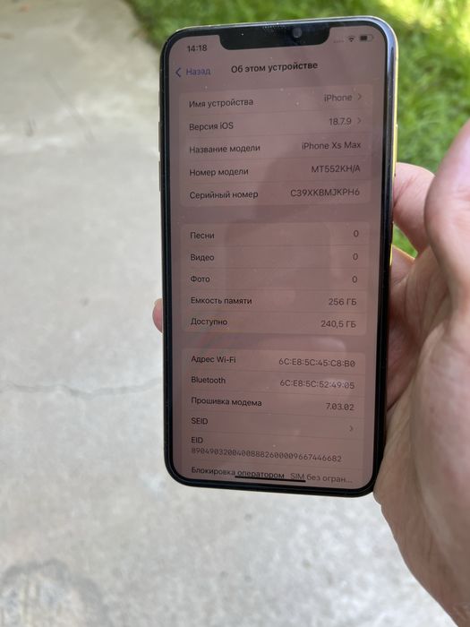 iPhone XS Max 256GB