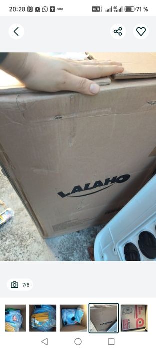 LALAHO castel gontabil cu tobogan pompa inclusa noi nefolosit dimensiu