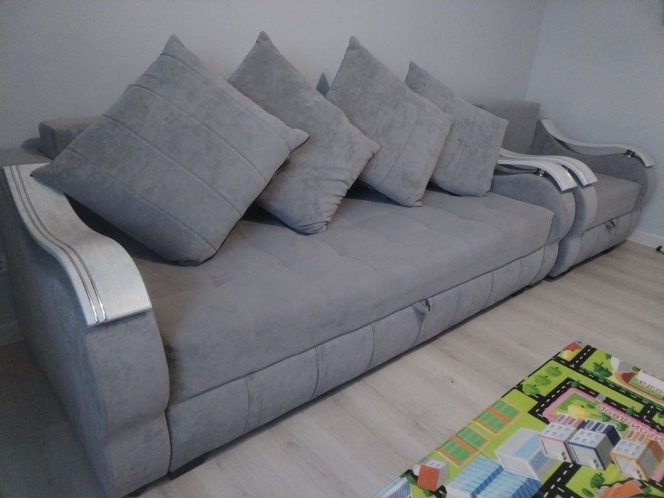 Диван раскладной с креслом