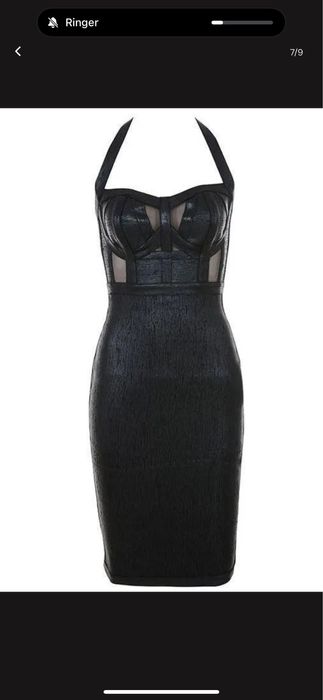 Черна къса рокля Bella Barnet