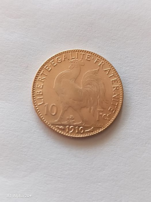 10 франка 1910 година