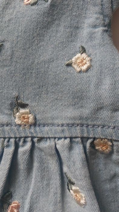 Prenatal дънкова детска рокличка