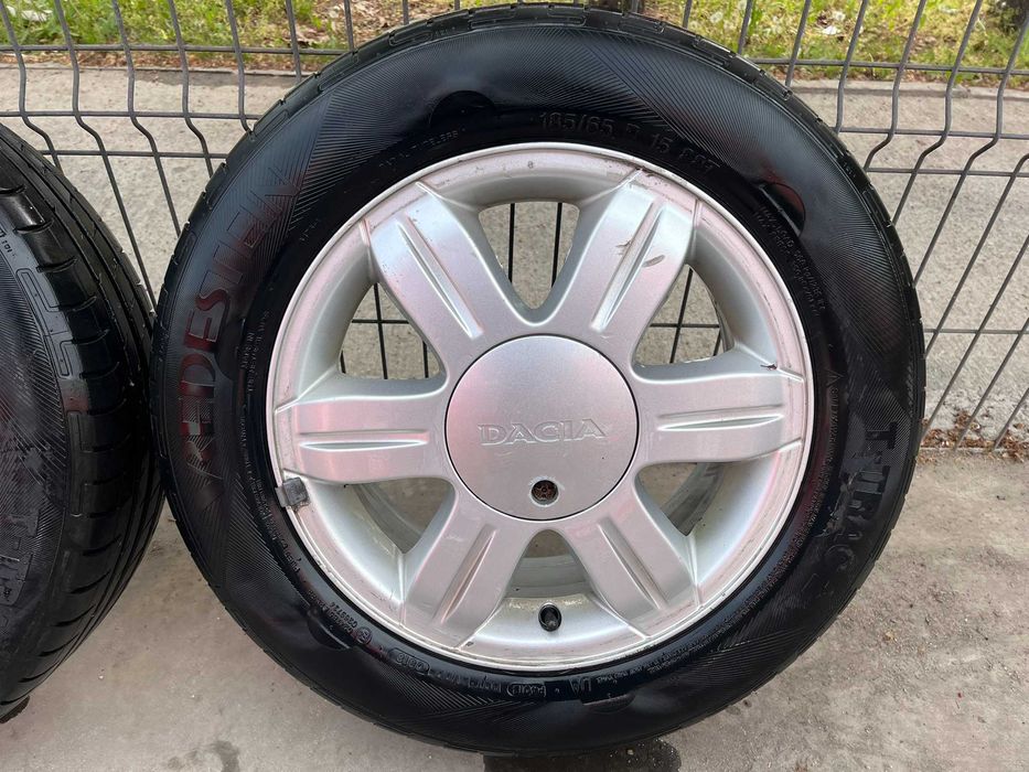 Jante aliaj ORIGINALE DACIA Logan 1 R15 – set complet