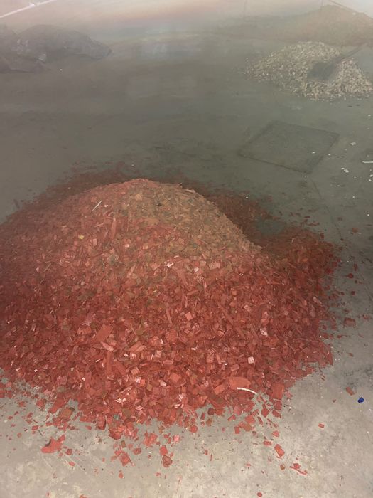 Дървесен цветен мулч