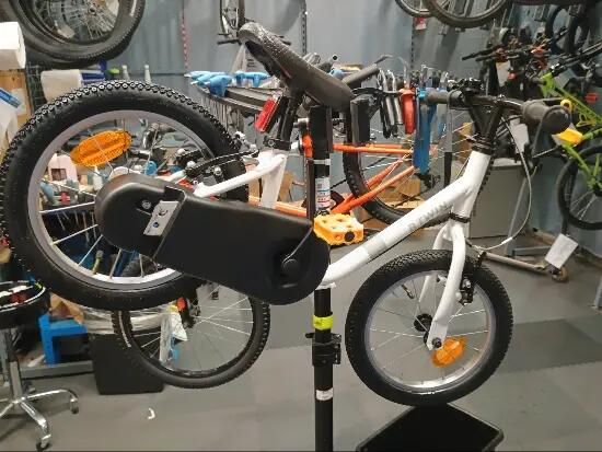 Bicicletă Discover 100 14" alb copii 90-110 - (SecondHand) Decathlon
