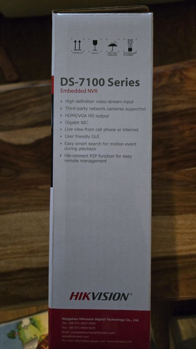 Hik Vision DS-7108NI-Q1/M(D)  NVR мрежови рекордер
8-канален мрежов ре