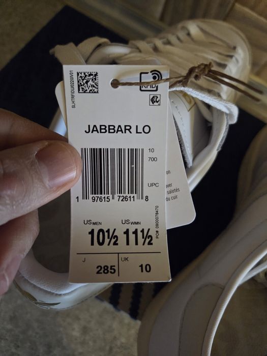 Кроссовки Adidas Jabbar Lo. Кожа. US10.5 (44). Оригинал