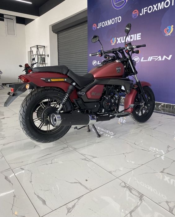 Мотоцикл Чопер бензиновый 200 куб Lifan K19 в рассрочку без взнос