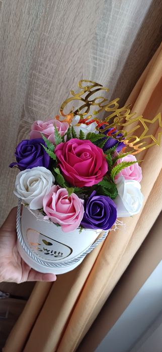 Ornamente trandafiri de săpun