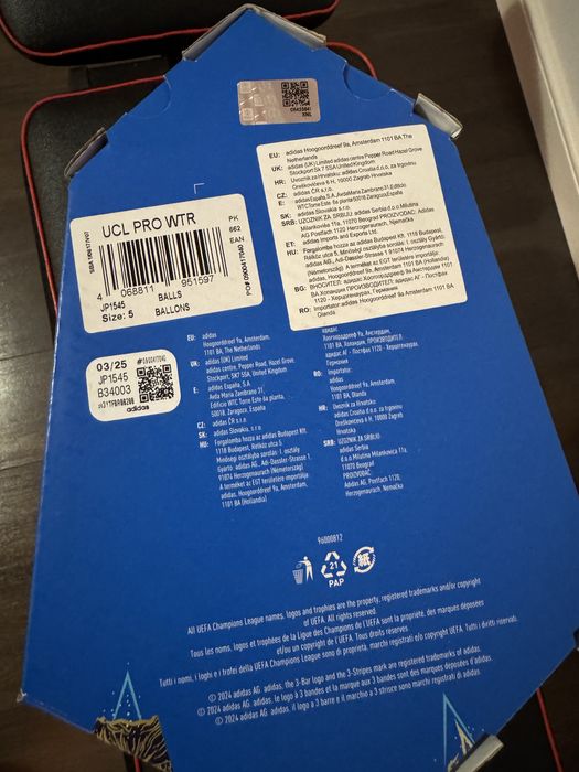 Minge adidas UCL pro