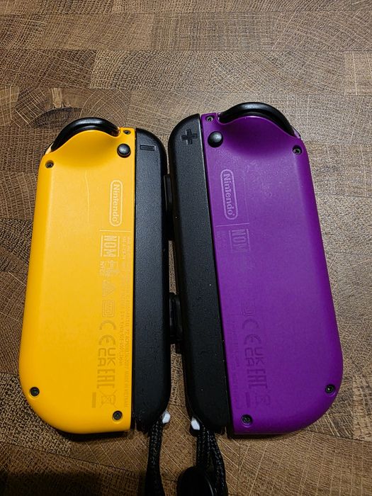 Nintendo switch joy cons purple/orange