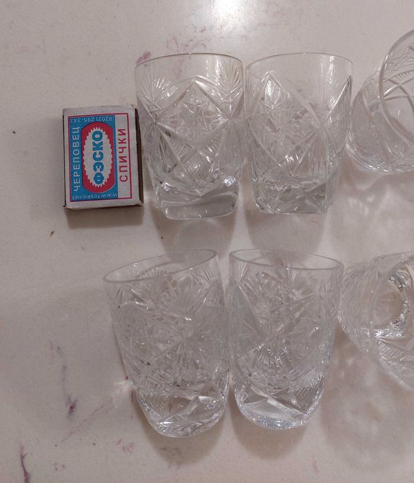 Рюмки хрустальные. Стопки хрусталь