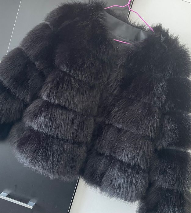 Палто от еко косъм