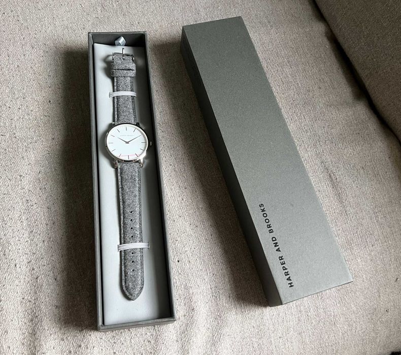 Ceas de dama Harper & Brooks HB-ULL-GRAA-010 - nou la cutie