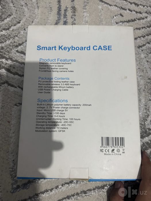 Smart keyboard case Ipad pro 11 uchun chexol