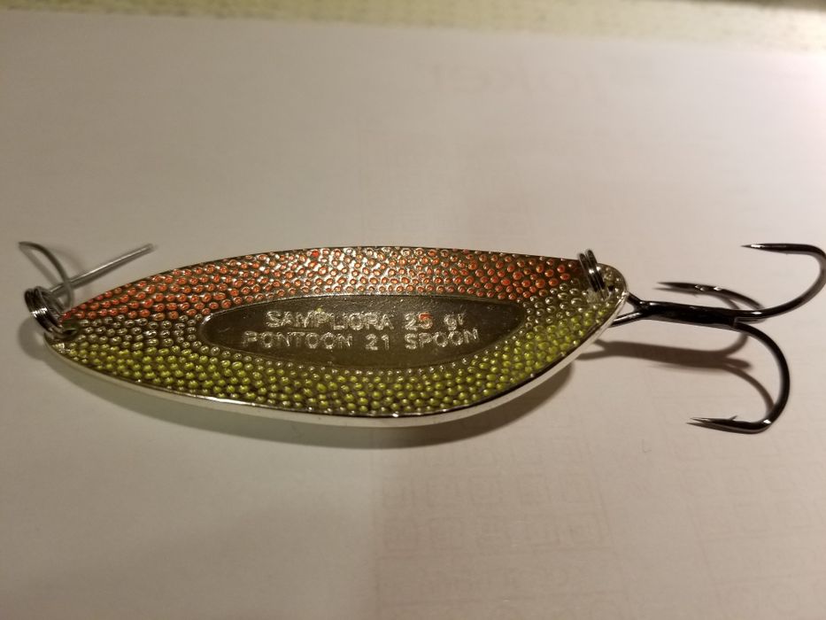 Oscilante PONTOON21 Sampliora 14, 18 si 25 gr. suflate Au/ Ag nu GIPO