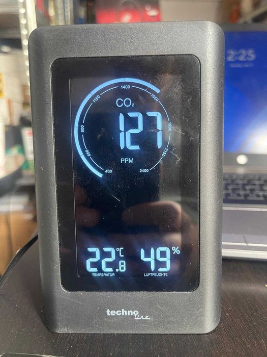 Higrometru, termometru, aparat de măsurare a CO₂ Technoline