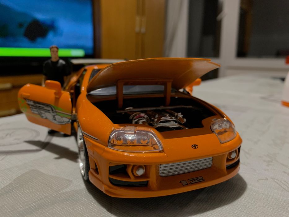 Метална количка Toyota Supra MK4