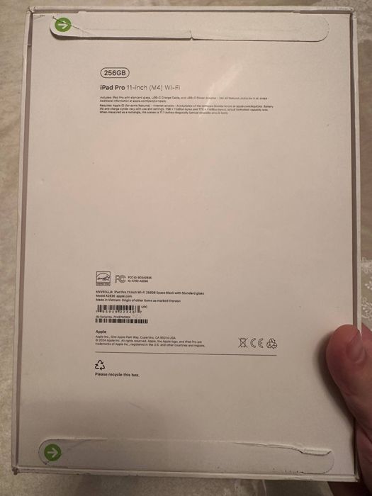 iPad Pro 11 inch (M4) Wi-Fi 256 Gb Space Black новая в коробке