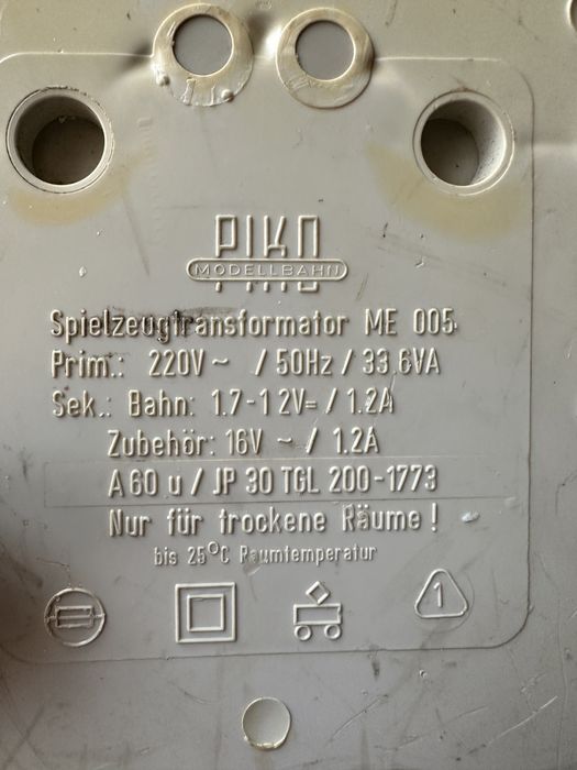 Продам блок питания Piko от железной дороги