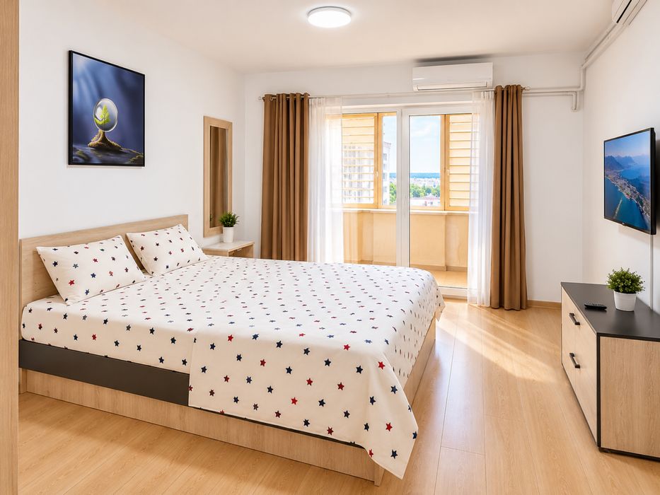 Garsonieră Modernă – Check-in Oricând, 24H/24