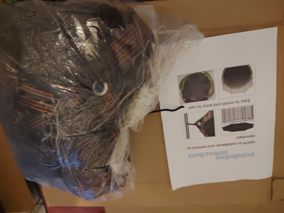 Plasa umbrire trambulina 305 cm, 8 stalpi