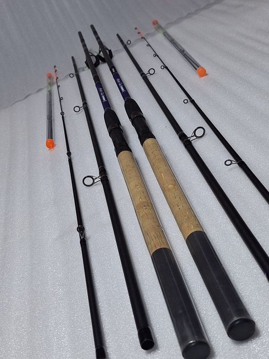 Set 2 Lansete de carbon Saimino TFD 5 Feeder 3.90m 60-180g