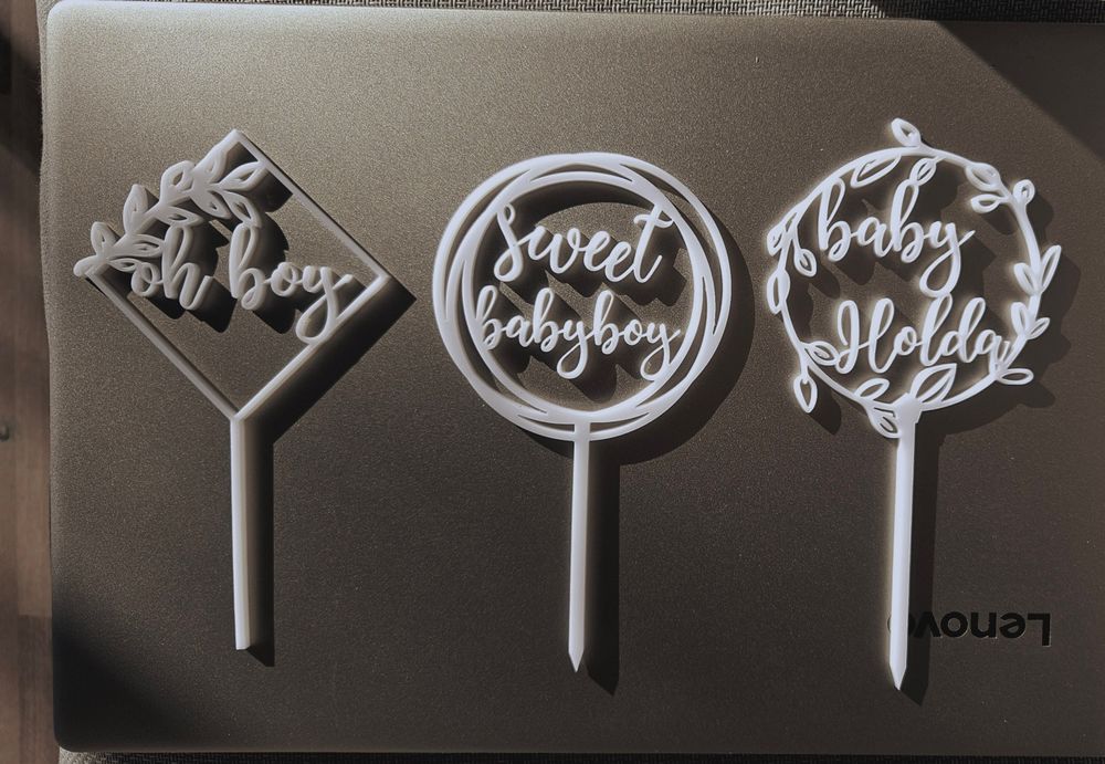 Nume, Litere din Lemn sau plexiglass