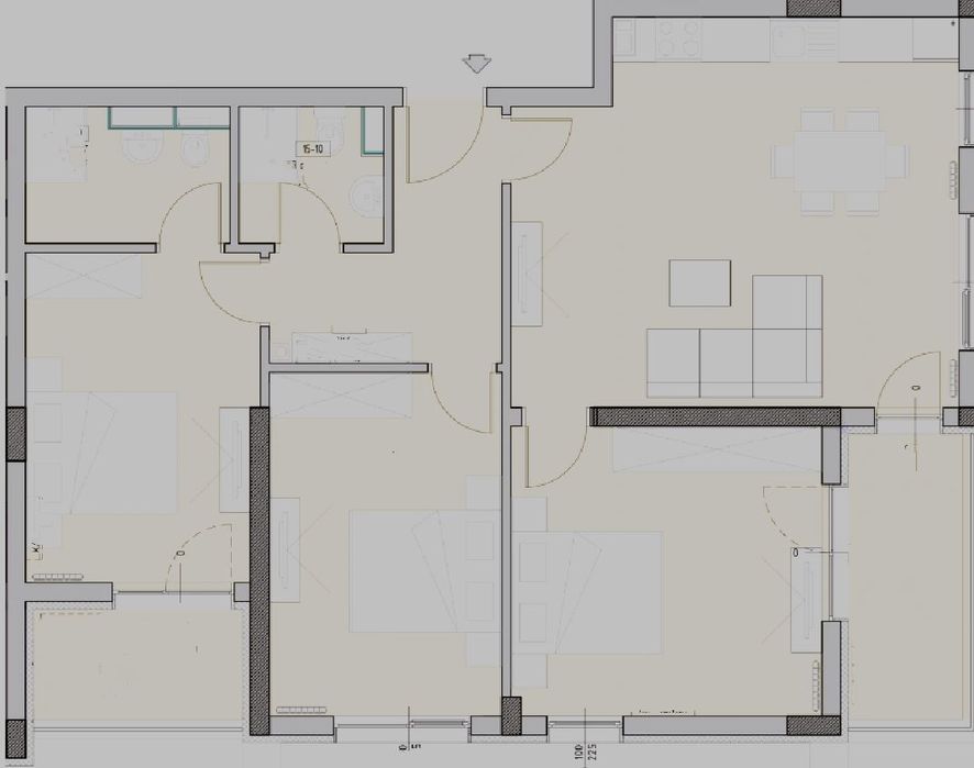 Продава се Четиристаен апартамент в София, Малинова долина - 134 кв.м за 1896 €/кв.м - Снимка #1