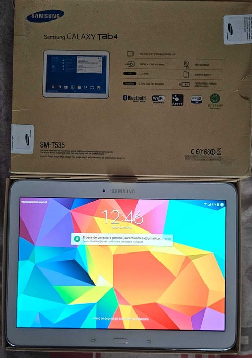 Vand tableta Samsung Galaxy Tab4 10.1 inch, 16 GB, 1,5 GB RAM