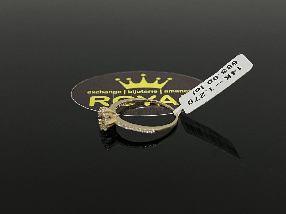 Bijuteria Royal CB : Inel dama aur nou 14k 1,27gr
