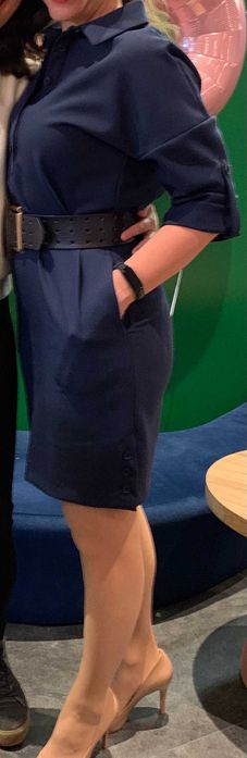 Рокля, зимна, размер 36 - S - носена е два пъти, като нова е