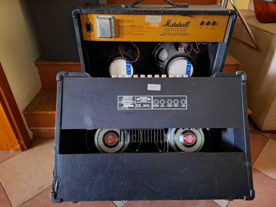 combo chitara kustom quad 100dfx 2x celestion marshall fender line6