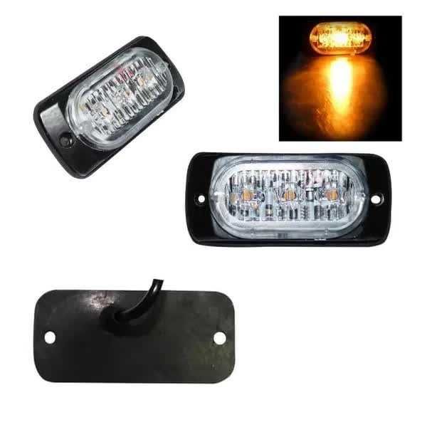 Лед led аварийна лампа за пътна помощ, жълта блиц светлина, мигаща