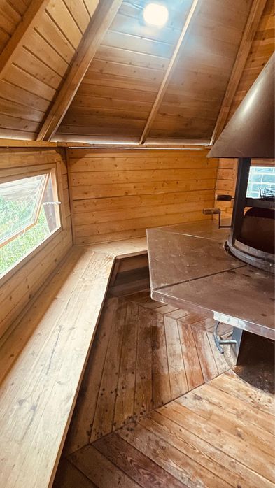 Гриль Домик, мангальная зона