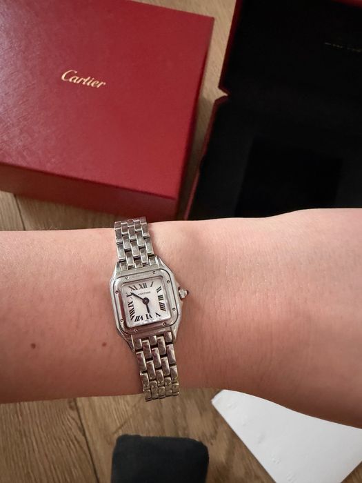 Оригинален часовник Cartier Panthère Mini, стомана.