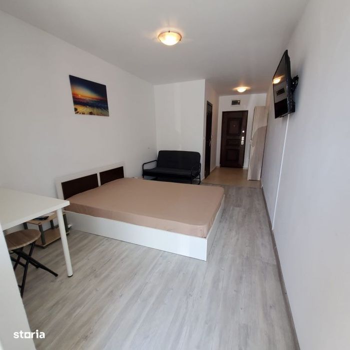 Studio modern cu terasa I Parcare I 250m de plaja – Comision 0%