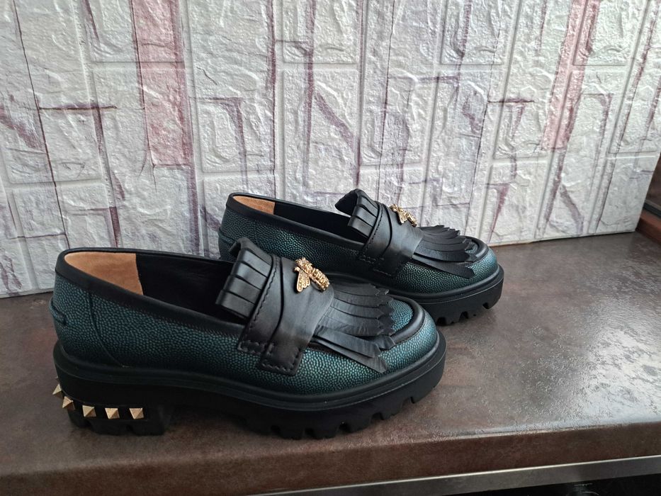 дамски обувки на платформа,мокасини,лоуфъри,Musette,37,Нови!