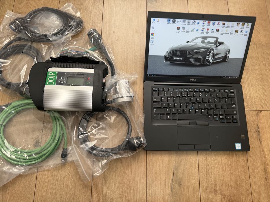 Tester/Diagnoza Star C4-DOIP Noua+Laptop utilizat Dell 5490 cu Xentry 09.2023 in Romana