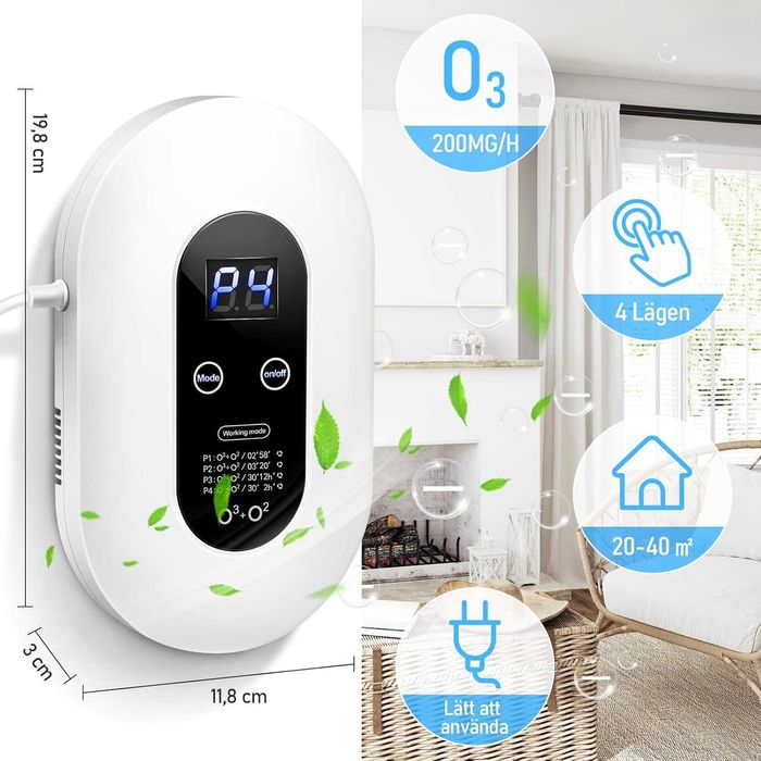 Озонов генератор, пречиствател на въздух, йонизатор от  ICARE