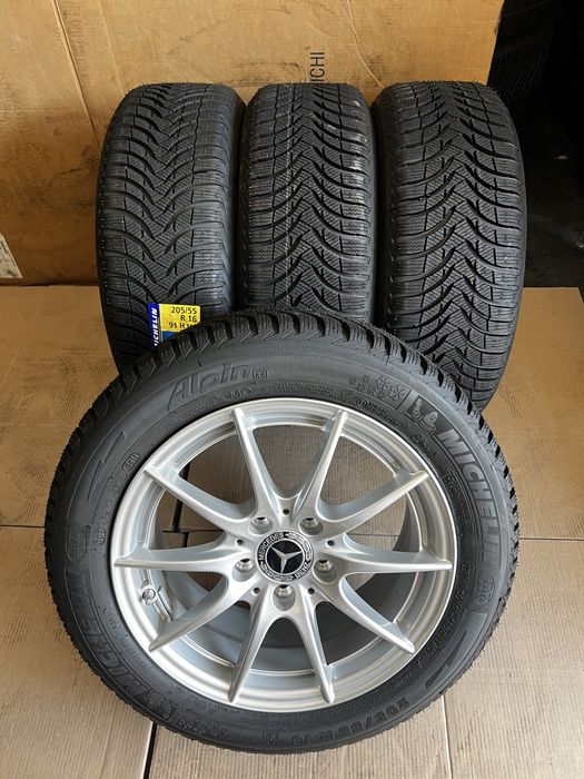 Jante NOI Mercedes A , B , C , CLA class 16 inch’ A2044015702 + anvel NOI 205/55/16 Michelin Alpin !