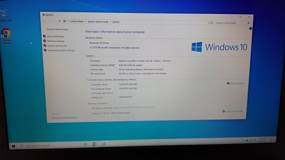 Laptop Lenovo Z50-70