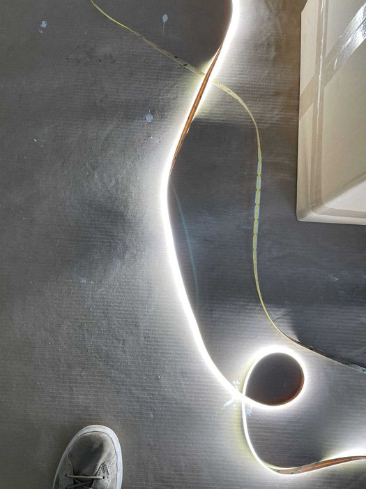 Banda LED COB CCT fff luminoasa 5m 24V 608LED/m Alb Variabil