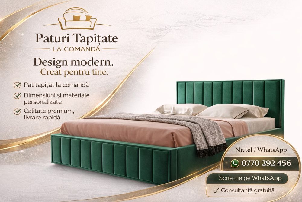Paturi tapitate | Capele & coltare la comanda | Seturi