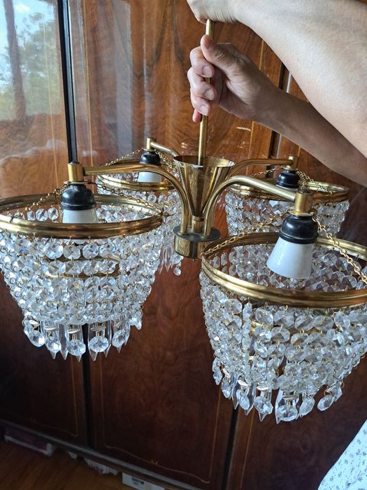 Люстра хрустальная