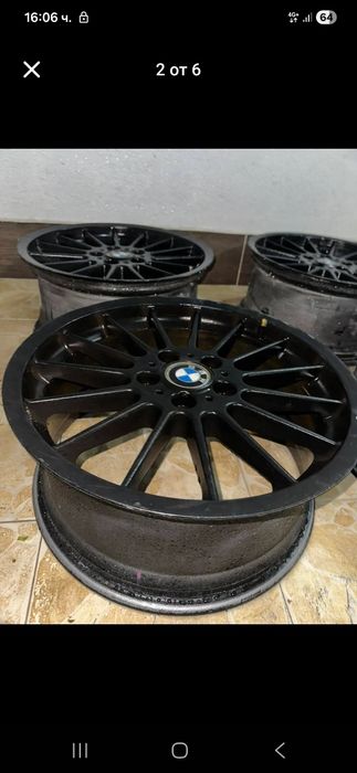 Джантите са минали пясъкоструй и пребоядисване