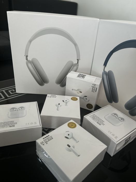 Caști wireless premium noise cancelling bluetooth design over ear+in