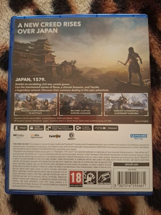 Assassin s  Creed  Shadows PS5