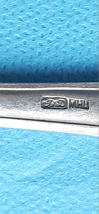 Set 6 linguri mari, alpaca, URSS, marcate, 1960-65, 364 G