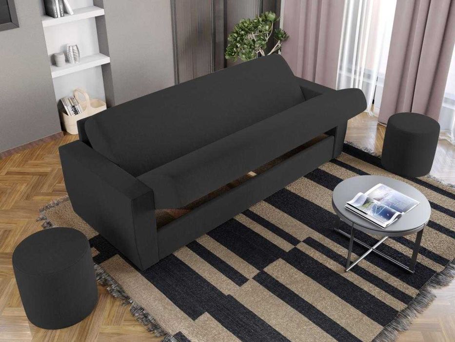 Canapea Extensibila Corsica Gri Antracit - Transport Gratuit